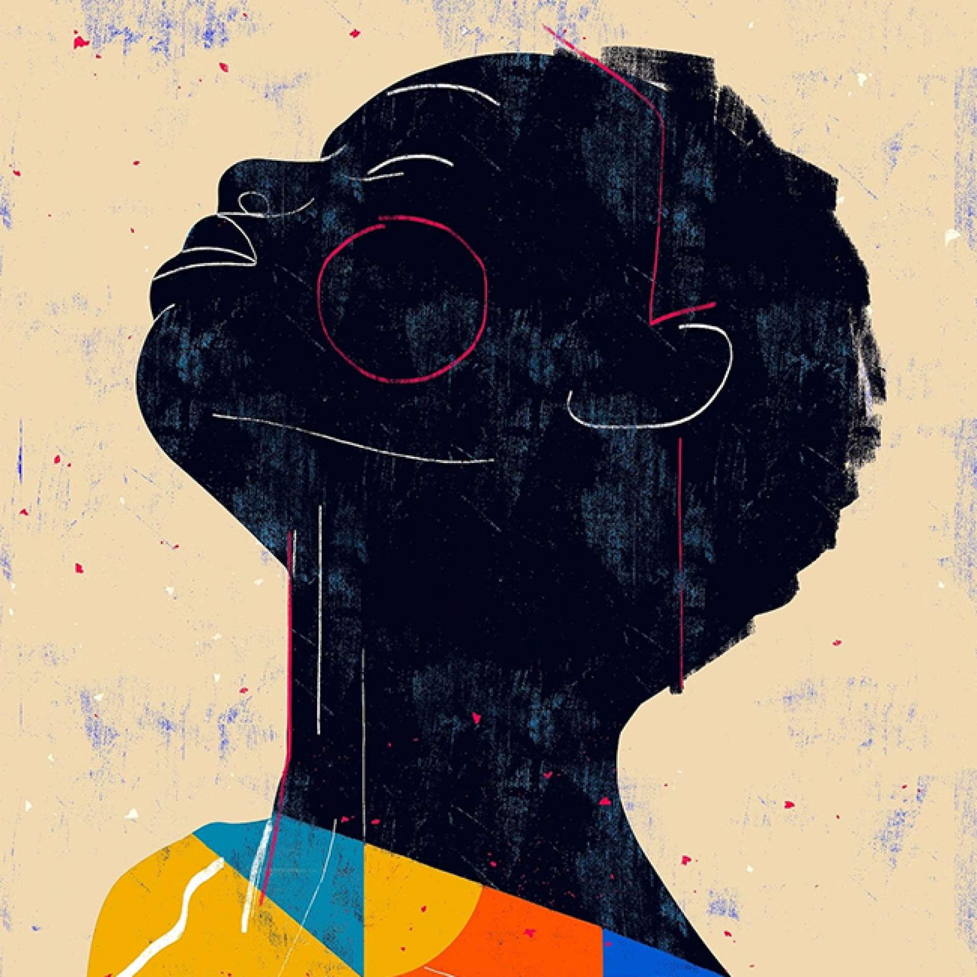 Colorful Portraits Celebrate Diversity With Minimal Lines and Geometric Shapes