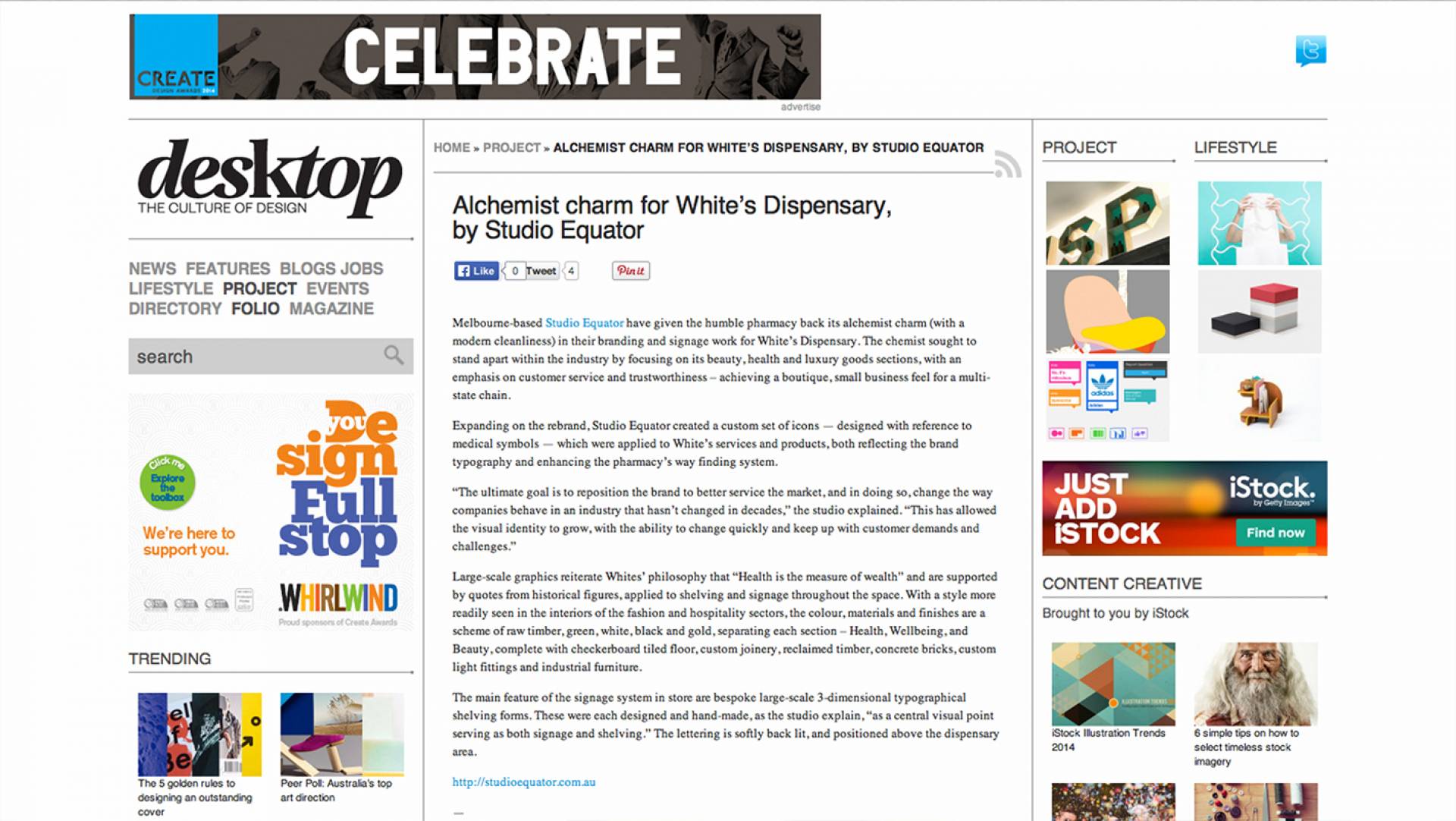 Desktop Magazine Project Wall Whites