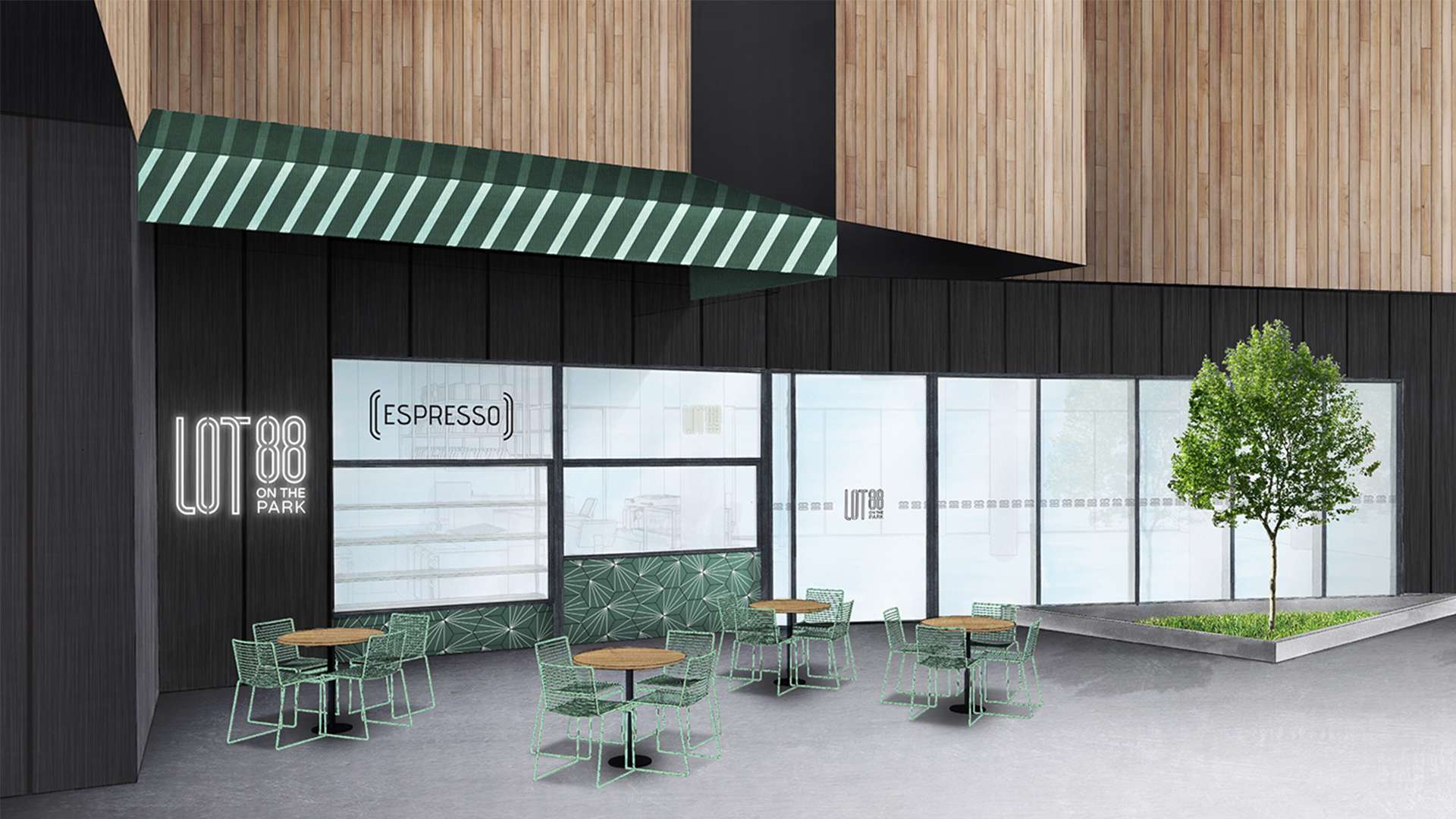 WORKING PROGRESS - Lot88 On The Park Caf&eacute; Restaurant Design